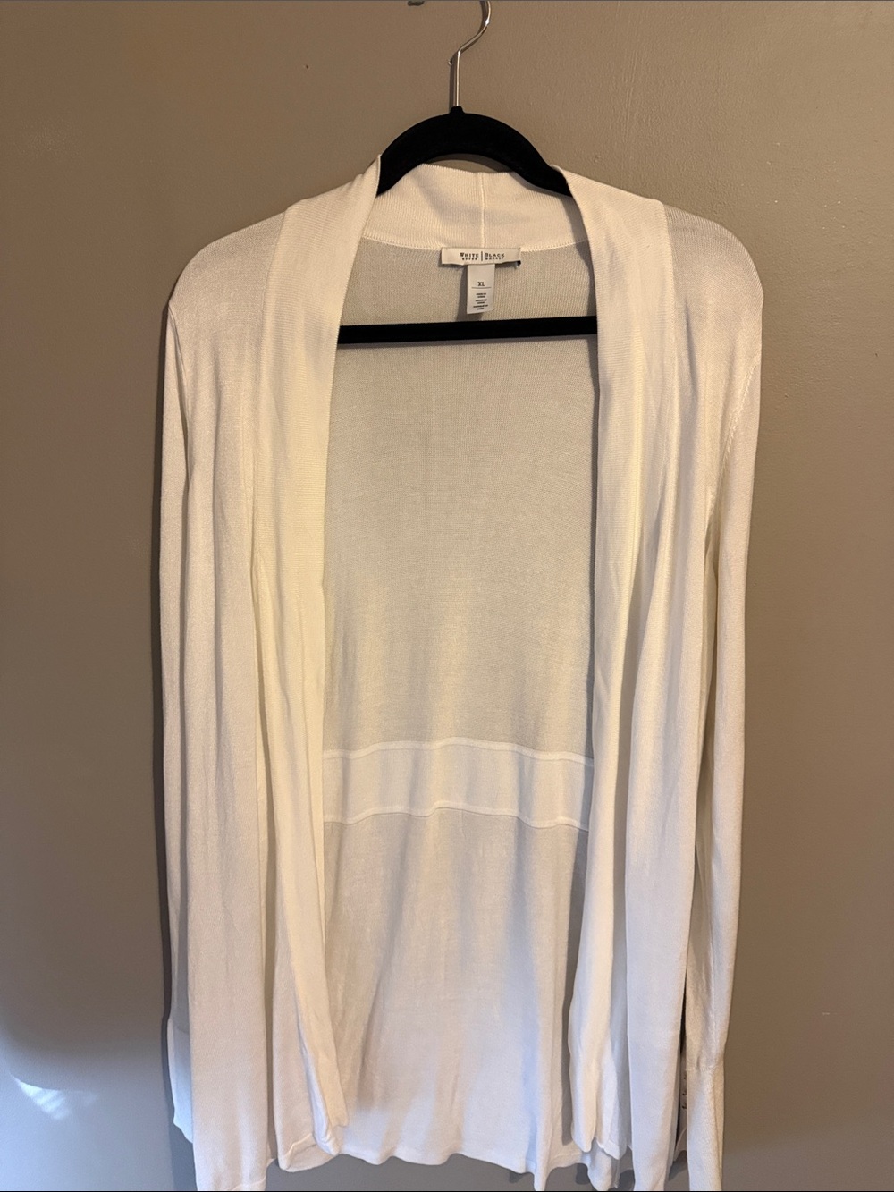 White House Black Market open  cardigan    Off white.  Size XL